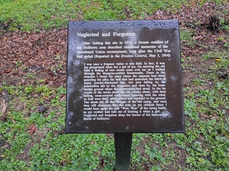 Neglected and Forgotten Marker. Click for full size. Neglected and Forgotten Marker image. Click for full size.