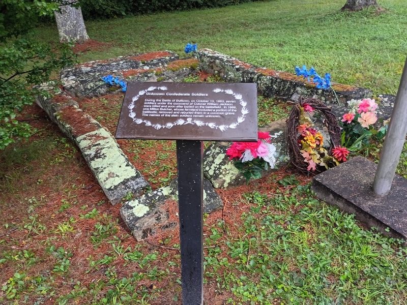 Unknown Confederate Soldiers Marker. Click for full size. Unknown Confederate Soldiers Marker image. Click for full size.