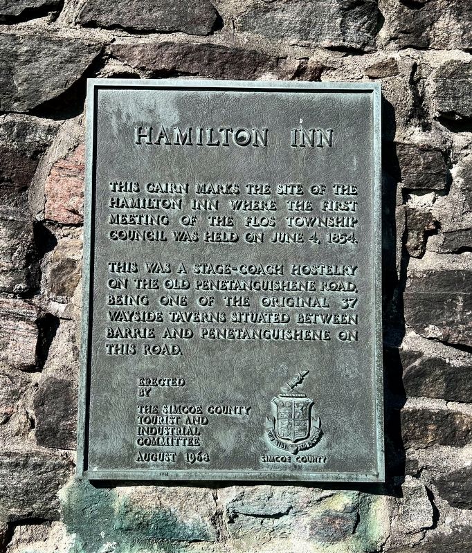 Hamilton Inn Marker. Click for full size. Hamilton Inn Marker image. Click for full size.