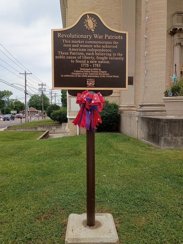 Revolutionary War Patriots Marker image. Click for full size.