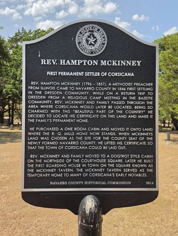 Rev. Hampton McKinney Marker image. Click for full size.