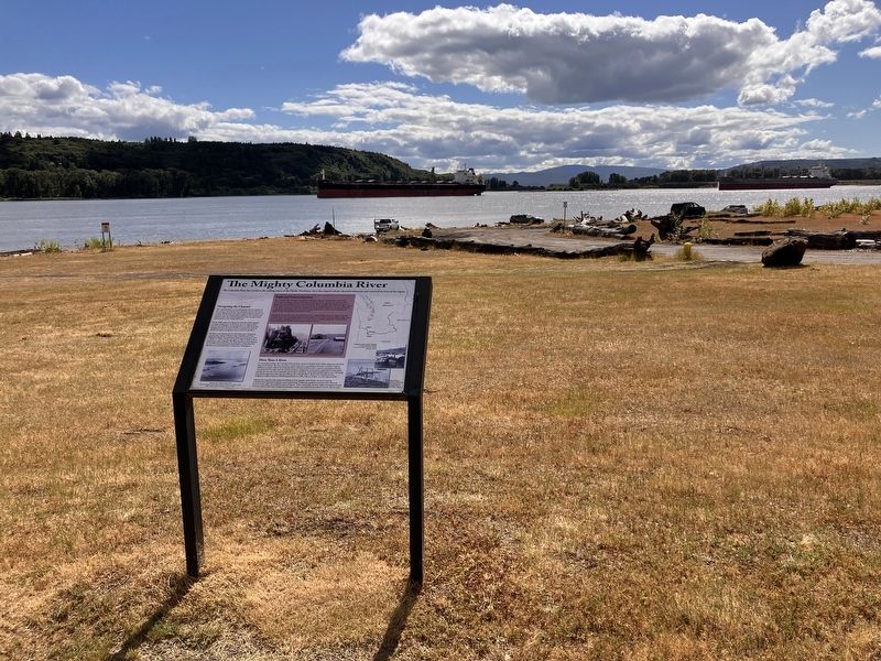 The Mighty Columbia River Marker. Click for full size. The Mighty Columbia River Marker image. Click for full size.
