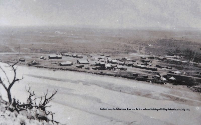 Marker detail: Coulson, along the Yellowstone River. Click for full size. Marker detail: Coulson, along the Yellowstone River image. Click for full size.