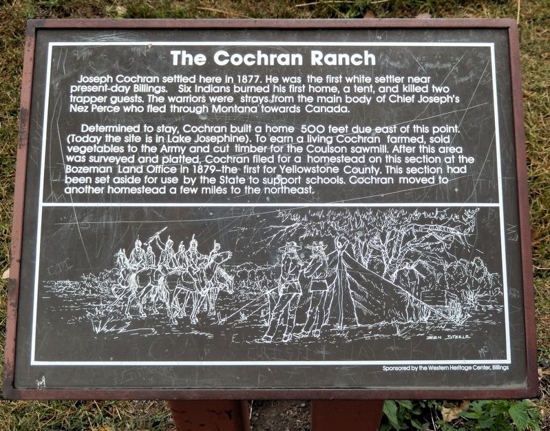 The Cochran Ranch Marker. Click for full size. The Cochran Ranch Marker image. Click for full size.