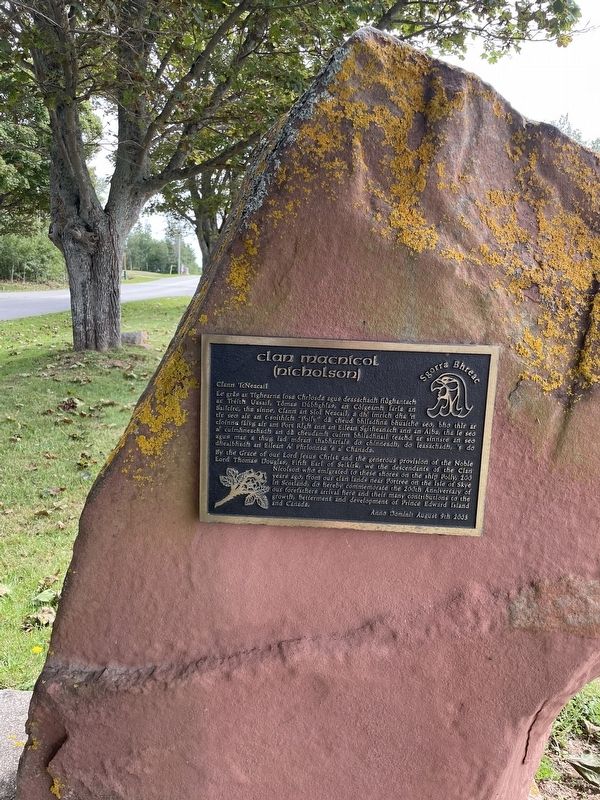 Clan Nicholson Marker image. Click for full size.