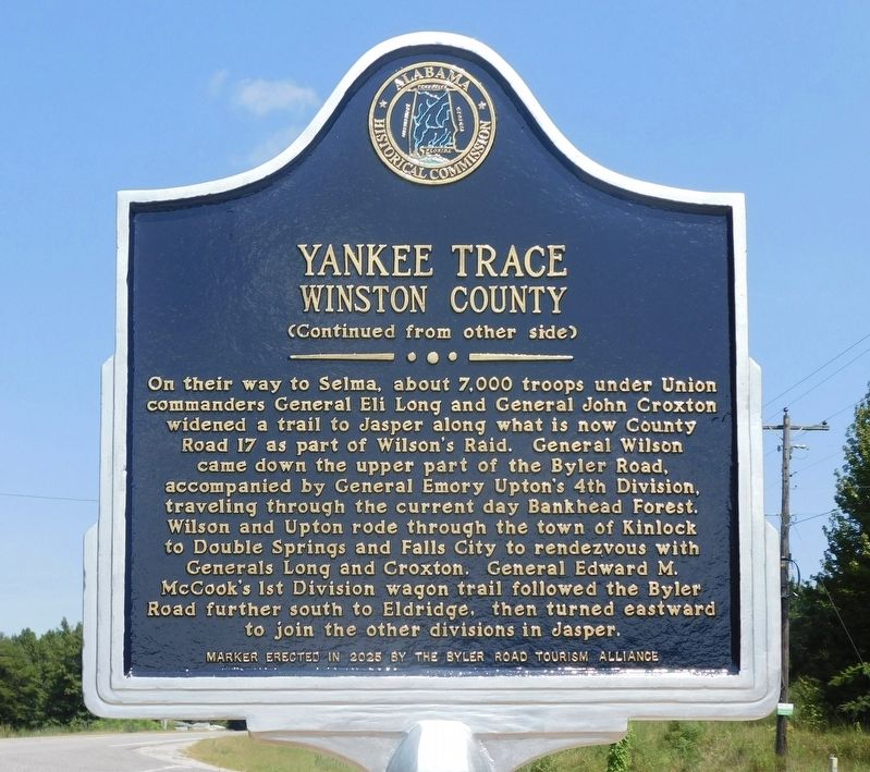 Yankee Trace Marker. Click for full size. Yankee Trace Marker image. Click for full size.