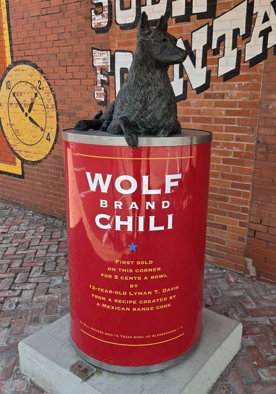 Wolf Brand Chili Marker. Click for full size. Wolf Brand Chili Marker image. Click for full size.