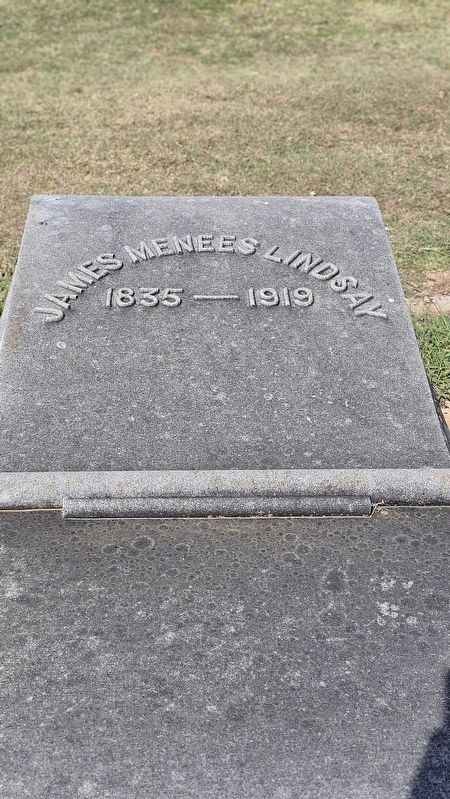 James Menees Lindsay Marker. Click for full size. James Menees Lindsay Marker image. Click for full size.