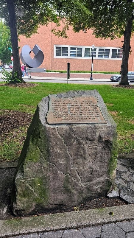 The Great Plank Road Marker. Click for full size. The Great Plank Road Marker image. Click for full size.