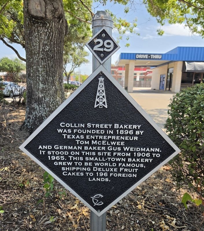 Collin Street Bakery Marker image. Click for full size.
