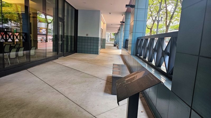 The Portland Building Transformation Marker. Click for full size. The Portland Building Transformation Marker image. Click for full size.