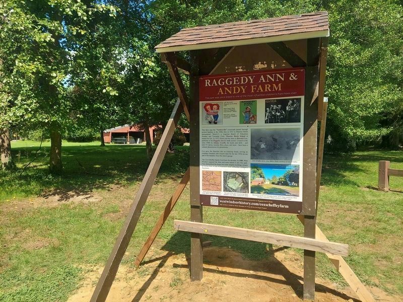 Raggedy Ann & Andy Farm Marker. Click for full size. Raggedy Ann & Andy Farm Marker image. Click for full size.