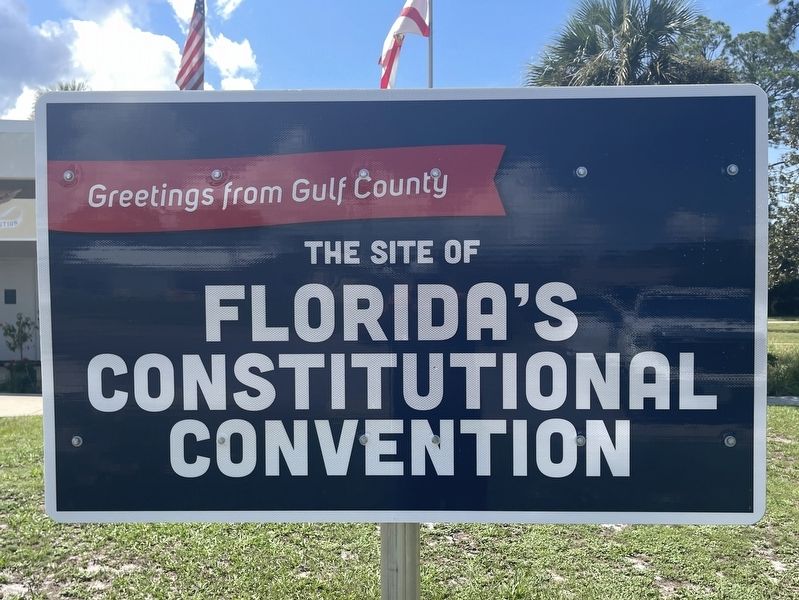 The Site of Florida’s Constitutional Convention Marker. Click for full size. The Site of Florida’s Constitutional Convention Marker image. Click for full size.