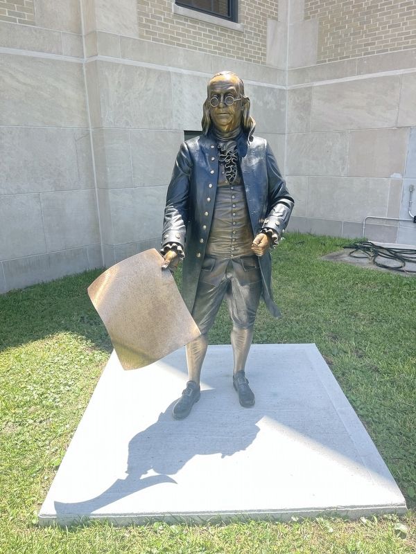 Benjamin Franklin Marker. Click for full size. Benjamin Franklin Marker image. Click for full size.