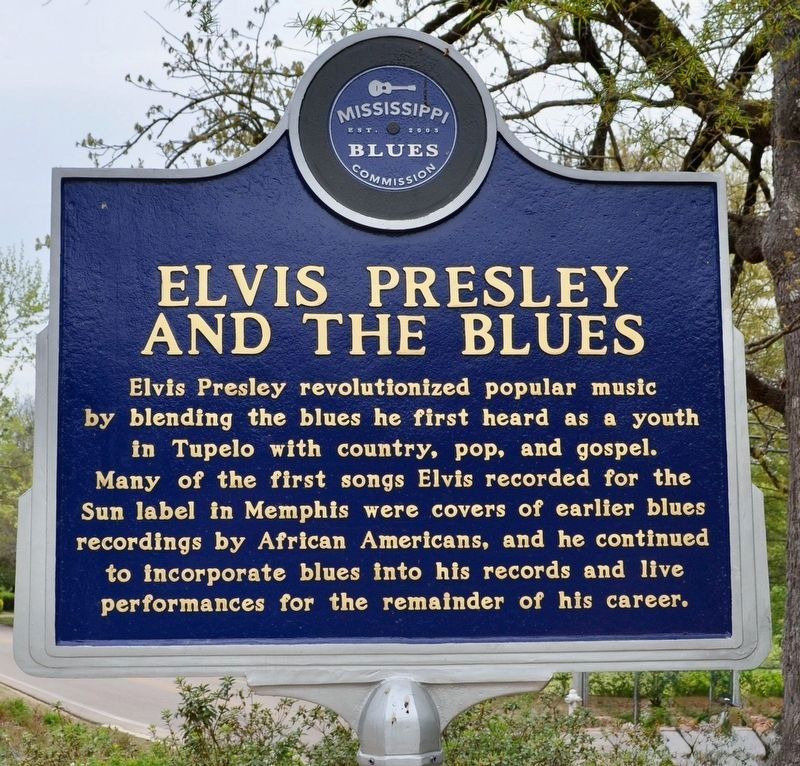 Elvis Presley and the Blues Marker. Click for full size. Elvis Presley and the Blues Marker image. Click for full size.