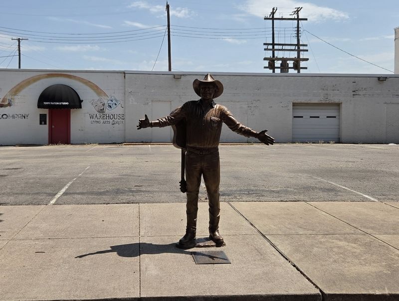 Billy Joe Shaver Marker and Statue. Click for full size. Billy Joe Shaver Marker and Statue image. Click for full size.