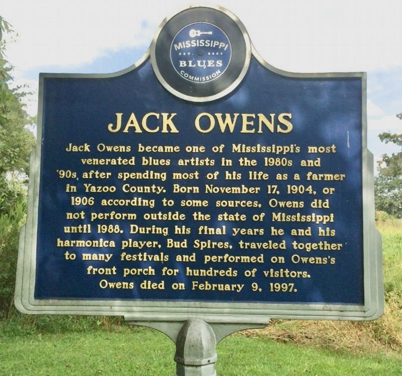 Jack Owens Marker. Click for full size. Jack Owens Marker image. Click for full size.