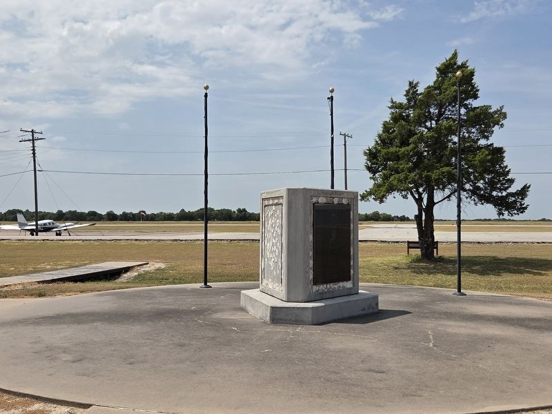 Corsicana Army Air Field Cadet Memorial. Click for full size. Corsicana Army Air Field Cadet Memorial image. Click for full size.