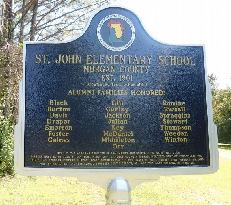 St. John Elementary School Marker. Click for full size. St. John Elementary School Marker image. Click for full size.