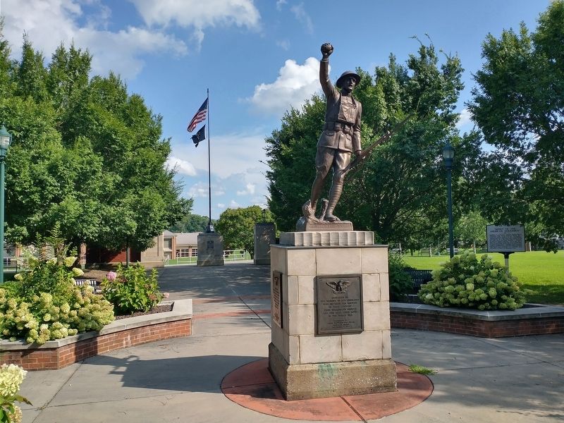 WWI Doughboy Statue. Click for full size. WWI Doughboy Statue image. Click for full size.