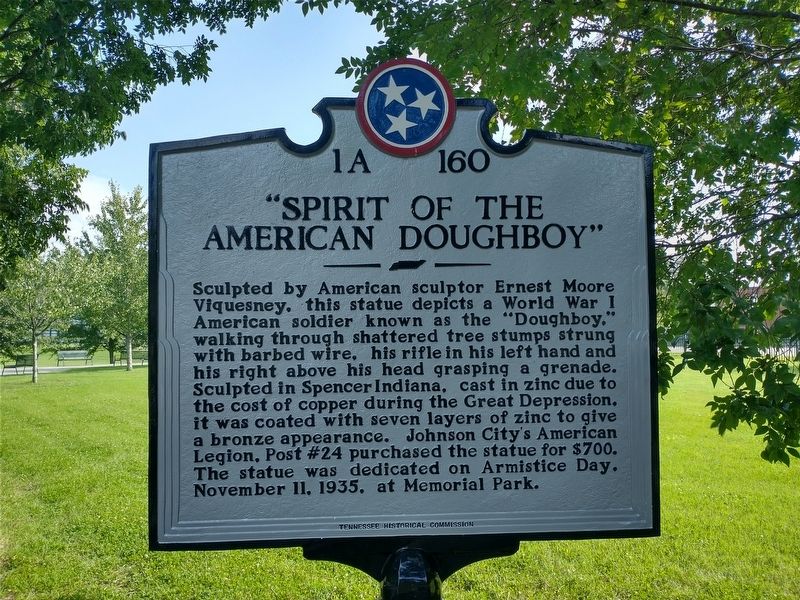 “Sprit of the American Doughboy” Marker. Click for full size. “Sprit of the American Doughboy” Marker image. Click for full size.