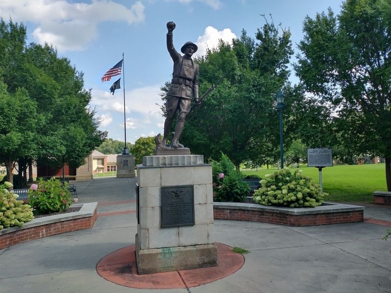 “Sprit of the American Doughboy” Marker. Click for full size. “Sprit of the American Doughboy” Marker image. Click for full size.