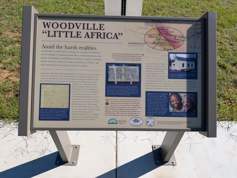 Woodville Marker, Side One. Click for full size. Woodville Marker, Side One image. Click for full size.
