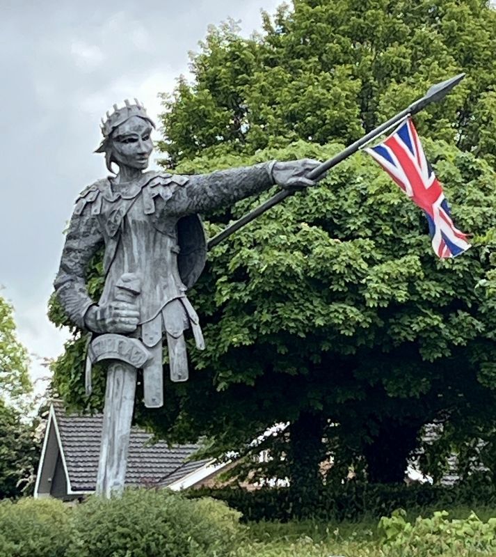 Aethelflaed Statue. Click for full size. Aethelflaed Statue image. Click for full size.
