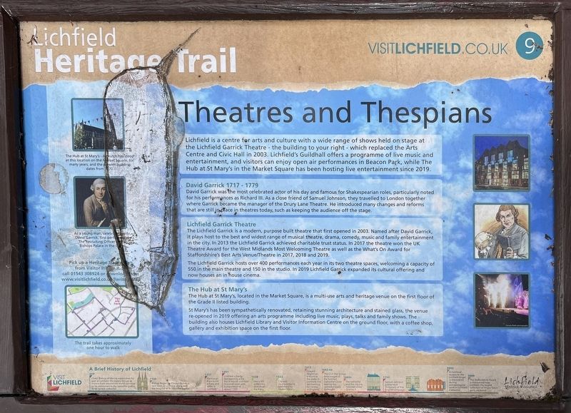 Theatres and Thespians Marker. Click for full size. Theatres and Thespians Marker image. Click for full size.