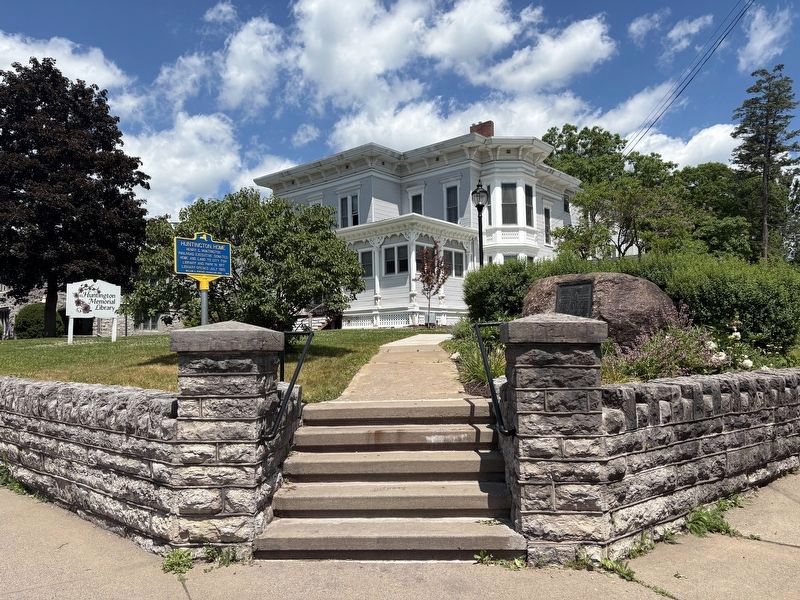 Huntington Home & Marker. Click for full size. Huntington Home & Marker image. Click for full size.