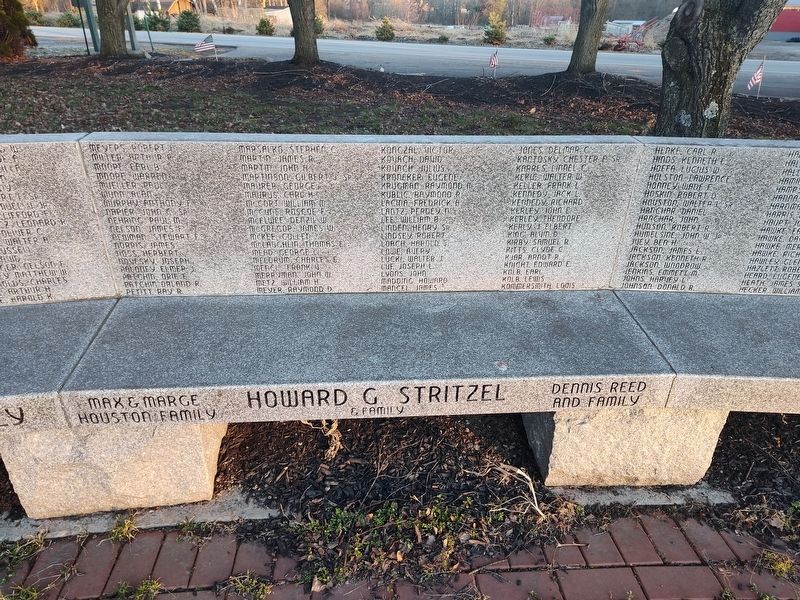 Eaton Township Veterans Memorial. Click for full size. Eaton Township Veterans Memorial image. Click for full size.