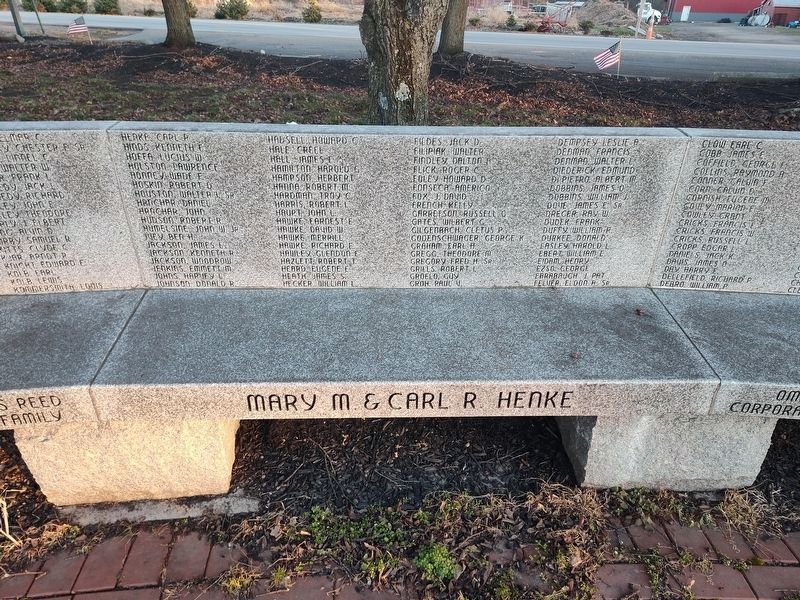 Eaton Township Veterans Memorial. Click for full size. Eaton Township Veterans Memorial image. Click for full size.