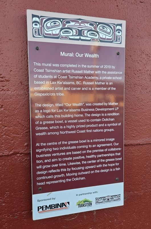 Mural: Our Wealth Marker. Click for full size. Mural: Our Wealth Marker image. Click for full size.