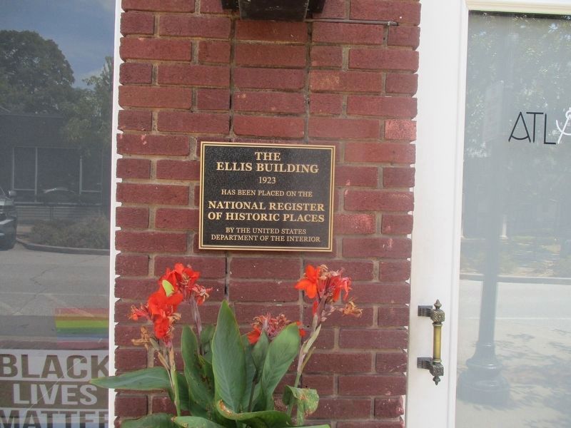 The Ellis Building Marker image. Click for full size.