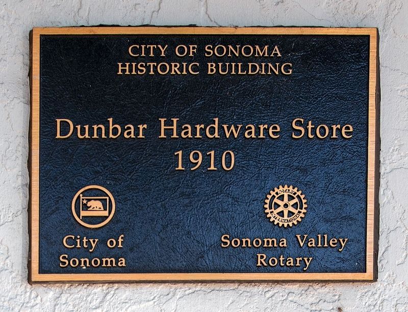 Dunbar Hardware Store Marker. Click for full size. Dunbar Hardware Store Marker image. Click for full size.