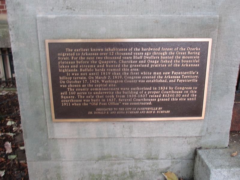 Significant Dates in Fayetteville History Marker. Click for full size. Significant Dates in Fayetteville History Marker image. Click for full size.