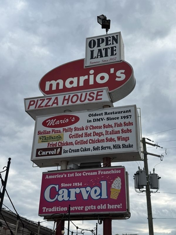 Mario's Pizza House Marker. Click for full size. Mario's Pizza House Marker image. Click for full size.
