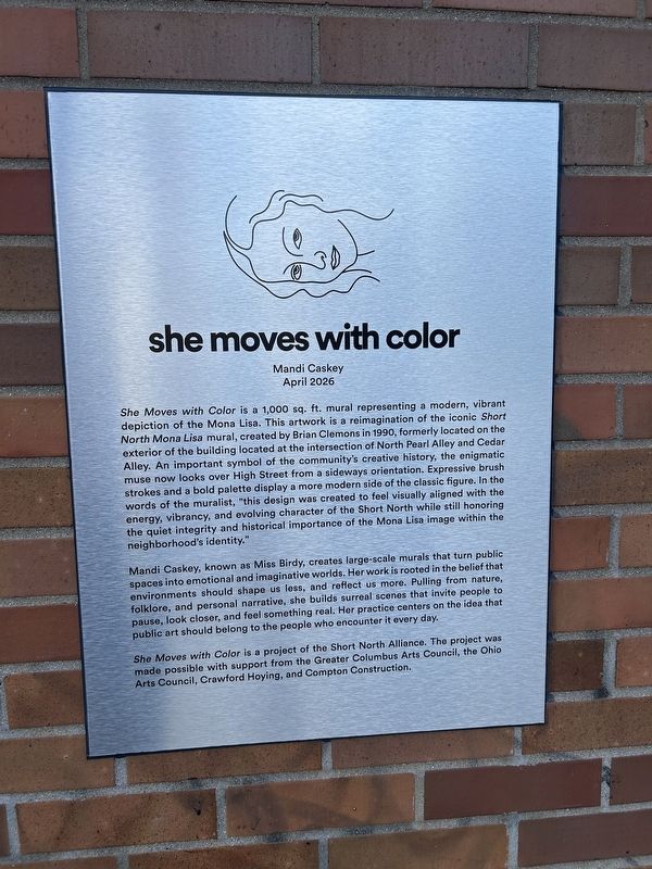 She Moves With Color Marker. Click for full size. She Moves With Color Marker image. Click for full size.