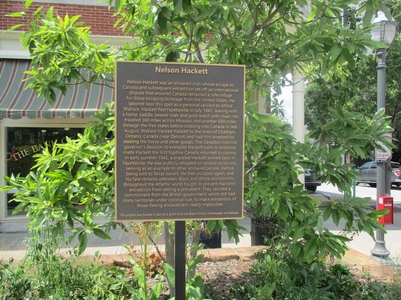 Nelson Hackett Marker. Click for full size. Nelson Hackett Marker image. Click for full size.