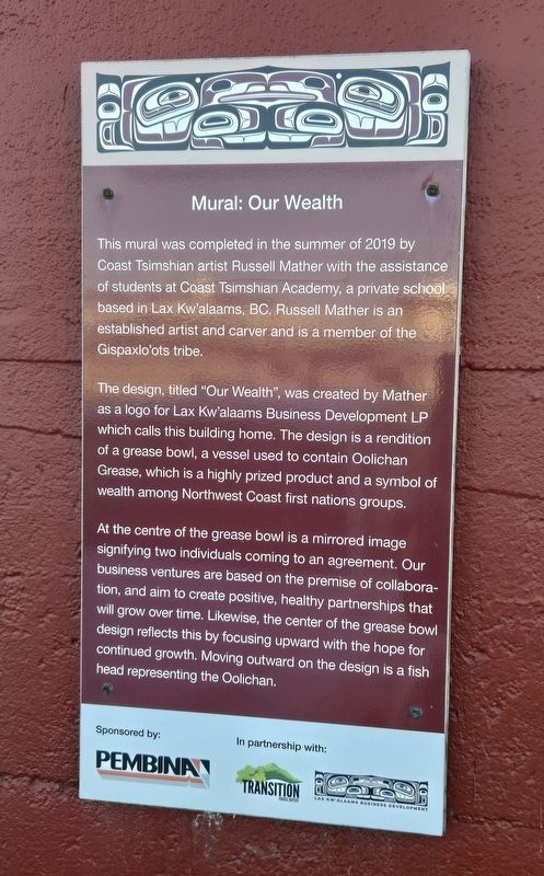 Mural: Our Wealth Marker. Click for full size. Mural: Our Wealth Marker image. Click for full size.