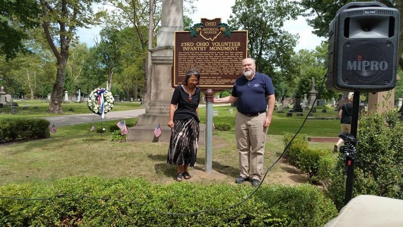 23rd Ohio Volunteer Infantry Monument. Click for full size. 23rd Ohio Volunteer Infantry Monument image. Click for full size.
