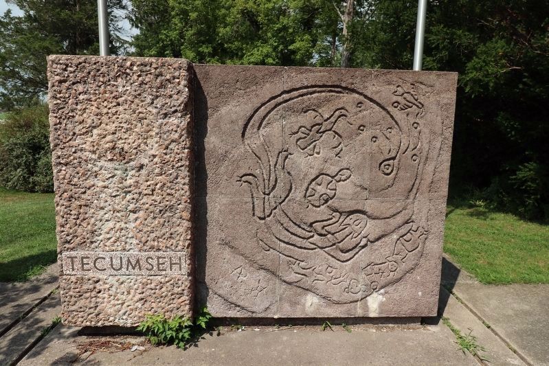 Tecumseh Marker. Click for full size. Tecumseh Marker image. Click for full size.