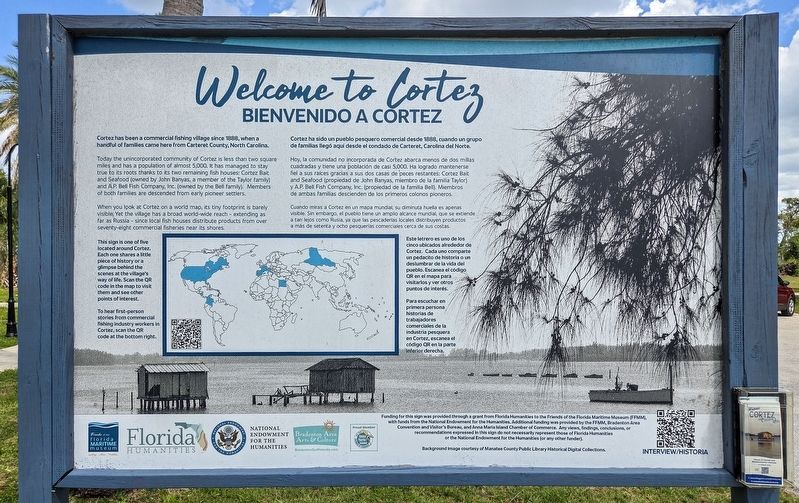 Welcome to Cortez/Bienvenido a Cortez Marker. Click for full size. Welcome to Cortez/Bienvenido a Cortez Marker image. Click for full size.