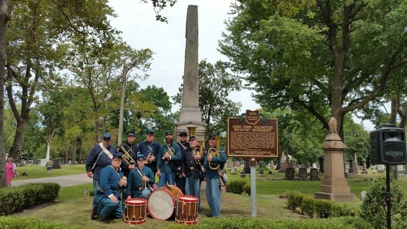23rd Ohio Volunteer Infantry Monument. Click for full size. 23rd Ohio Volunteer Infantry Monument image. Click for full size.
