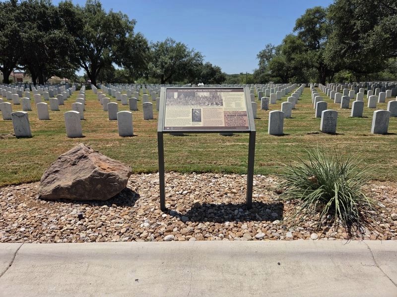 The Legacy of the Houston “Mutineers” Marker. Click for full size. The Legacy of the Houston “Mutineers” Marker image. Click for full size.