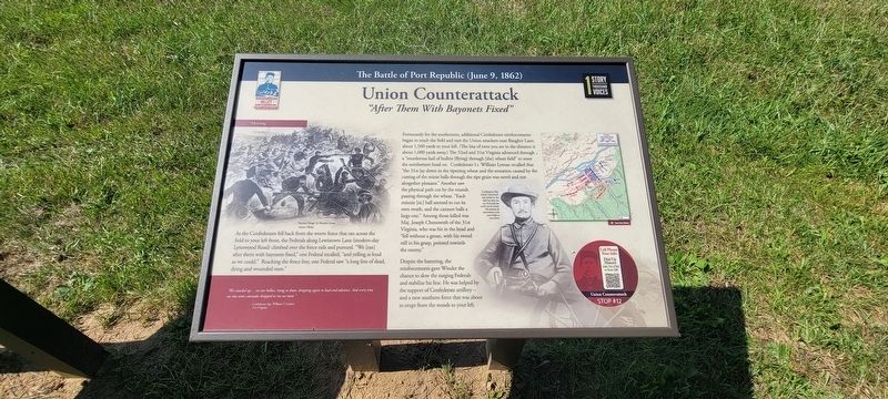 Union Counterattack Marker. Click for full size. Union Counterattack Marker image. Click for full size.