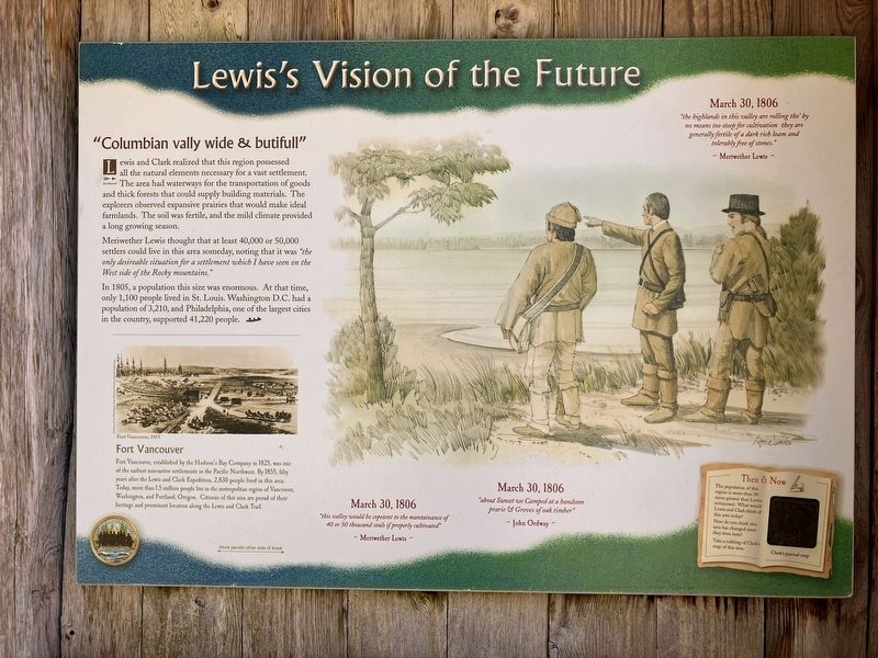 Lewis's Vision of the Future Marker. Click for full size. Lewis's Vision of the Future Marker image. Click for full size.