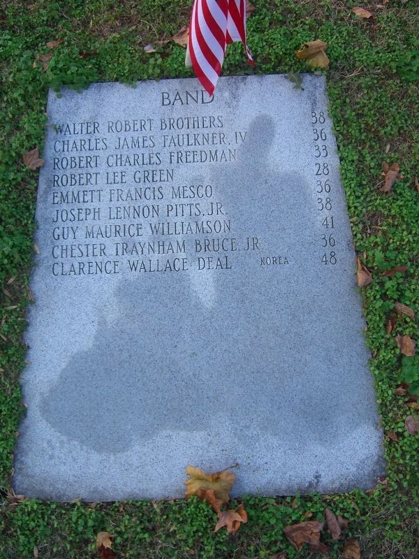 John Marshall High School Cadet War Memorial image. Click for full size.