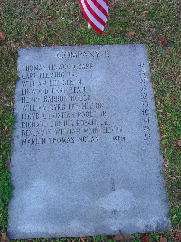 John Marshall High School Cadet War Memorial image. Click for full size.