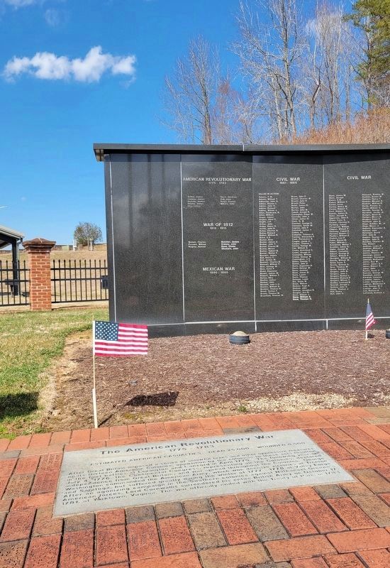 The American Revolutionary War Marker image. Click for full size.